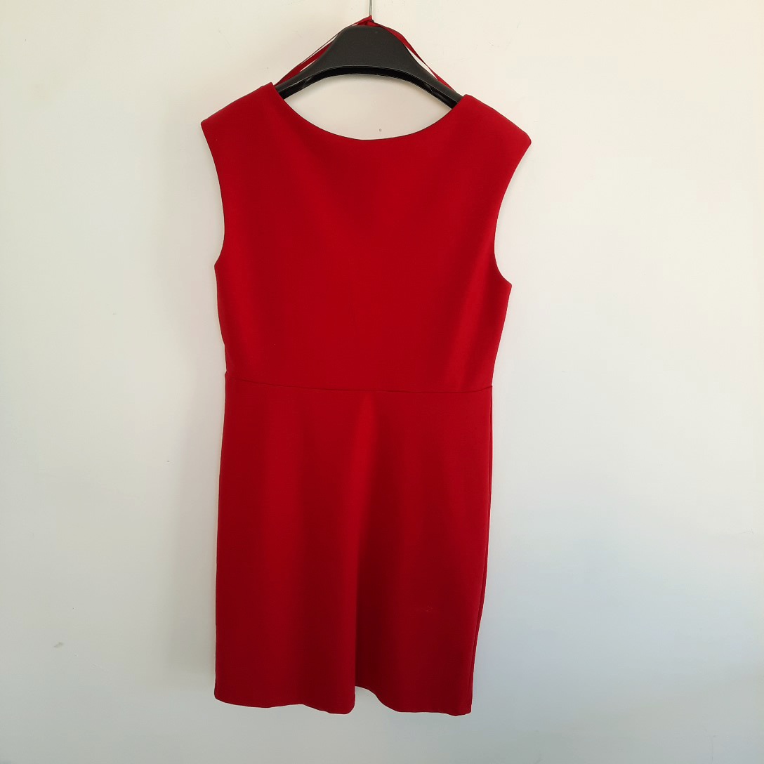 Robe rouge classique chic LOOK T 40 Très bon état - Vue 3 - 